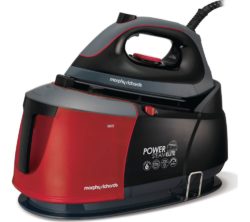 MORPHY RICHARDS Auto-Clean Power Steam Elite 332013 Steam Generator Iron - Black & Red